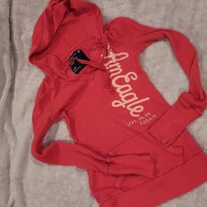 American Eagle Hooded Thermal Tee